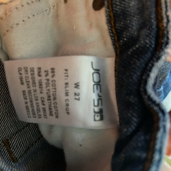 Joe Jeans | Slim Distressed Crop | size 27 - Picture 4 of 5
